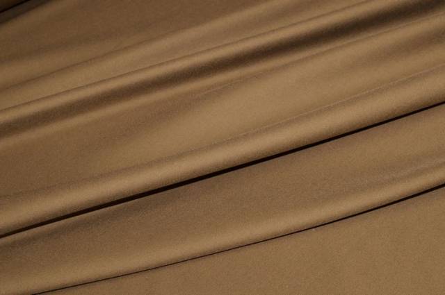 Vendita on line tessuto jersey punto milano in viscosa cammello - tessuti abbigliamento