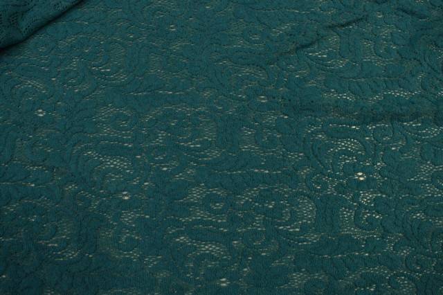 Vendita on line tessuto pizzo misto lana petrolio 03 - prodotti tessuti abbigliamento