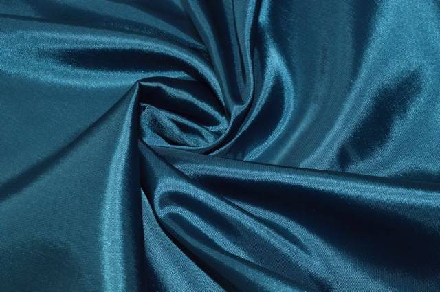 Vendita on line tessuto fodera piuma petrolio/blu - tessuti abbigliamento