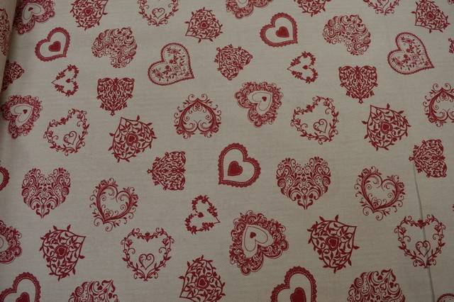 Vendita on line cotone cuore tirolo rosso - prodotti
