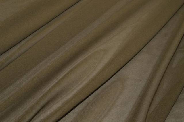 Vendita on line tessuto crepe georgette pura seta verde militare - tessuti abbigliamento
