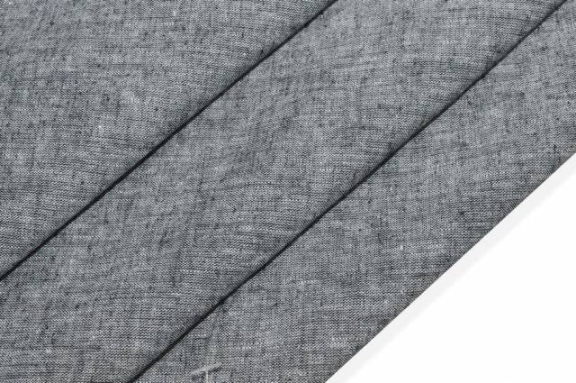 Vendita on line tessuto misto lino grigio melange - tessuti abbigliamento