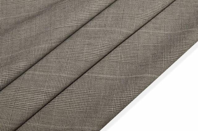 Vendita on line tessuto lana stretch principe di galles beige - tessuti abbigliamento