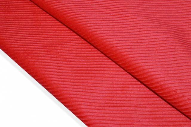 Vendita on line tessuto velluto a coste 500 righe rosso - tessuti abbigliamento velluti e ciniglie a