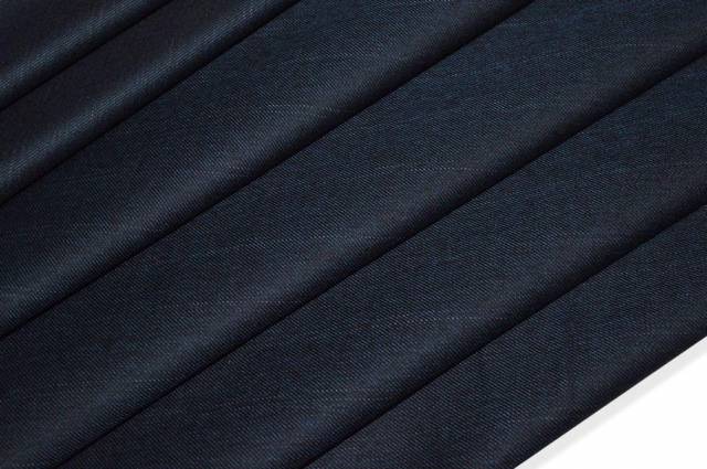 Vendita on line tessuto pura lana gessato blu notte - tessuti abbigliamento lana uomo/tailleur