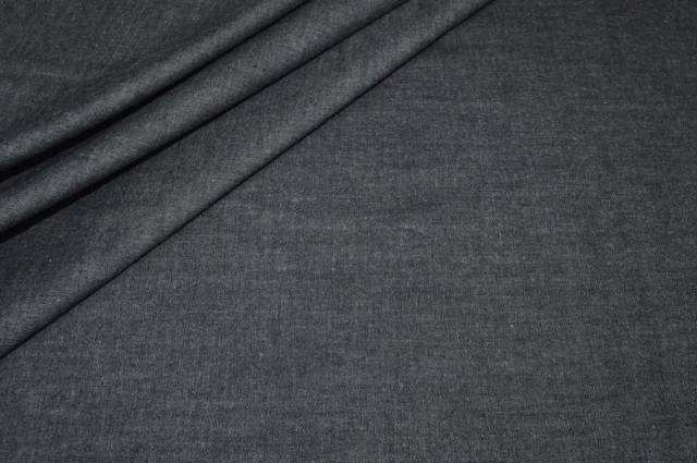 Vendita on line tessuto jeans camiceria nero - tessuti abbigliamento