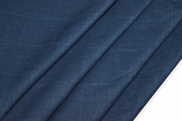 Vendita on line tessuto misto lana lino principe di galles blu aperto - tessuti abbigliamento