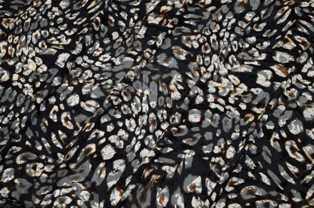 Vendita on line tessuto jersey in ciniglia devoreh fantasia animalier - tessuti abbigliamento