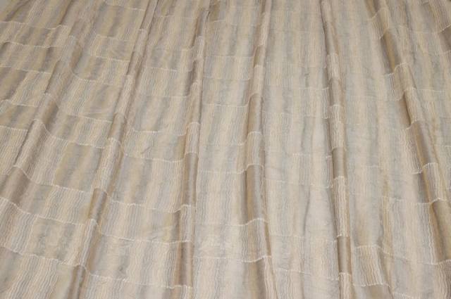Vendita on line tessuto tenda velo stropicciato sfumato grigio beige - prodotti