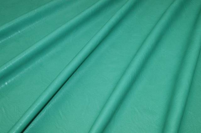 Vendita on line tessuto ecopelle effetto vintage colore verde acqua - tessuti abbigliamento