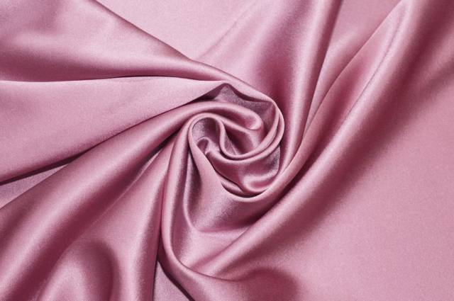 Vendita on line tessuto raso seta stretch rosa antico - tessuti abbigliamento