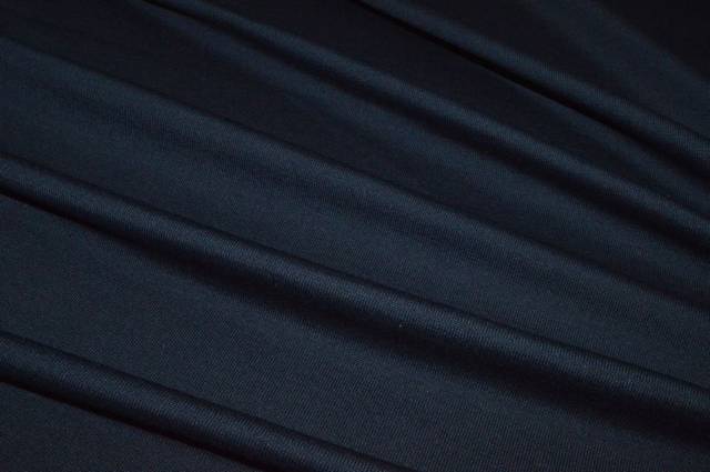 Vendita on line tessuto jersey in viscosa con micro costina blu - tessuti abbigliamento