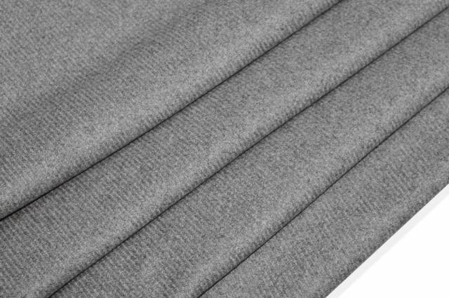 Vendita on line tessuto misto lana effetto shetland grigio medio melange - tessuti abbigliamento