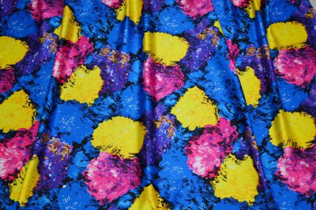 Vendita on line tessuto saglia fantasia dipinto multicolor - tessuti abbigliamento