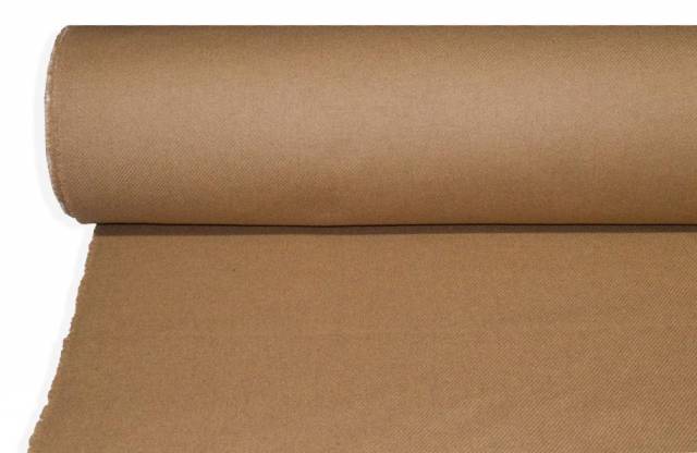 Vendita on line tessuto effetto shetland adesivato color cammello - tessuti abbigliamento