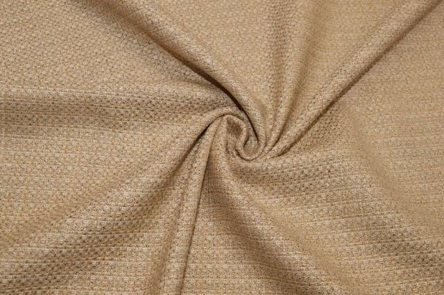 Vendita on line tessuto chanel misto lana seta beige - tessuti abbigliamento lana