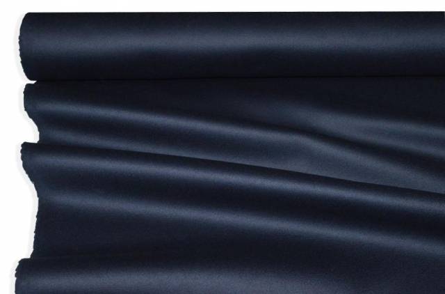 Vendita on line tessuto cappotto misto cashmere blu navy - tessuti abbigliamento lana cappotti/panno/lana