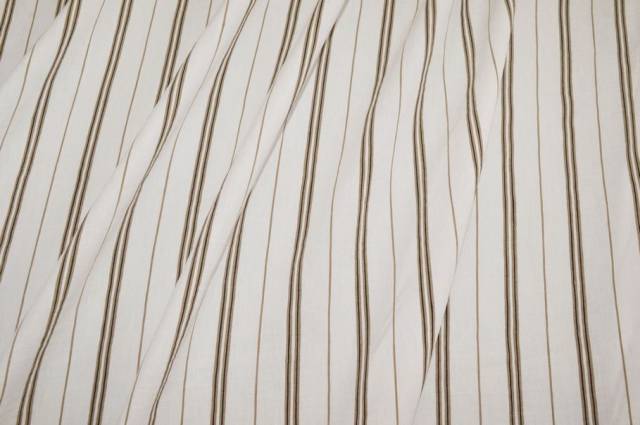 Vendita on line tessuto camiceria pura viscosa righetta beige - prodotti
