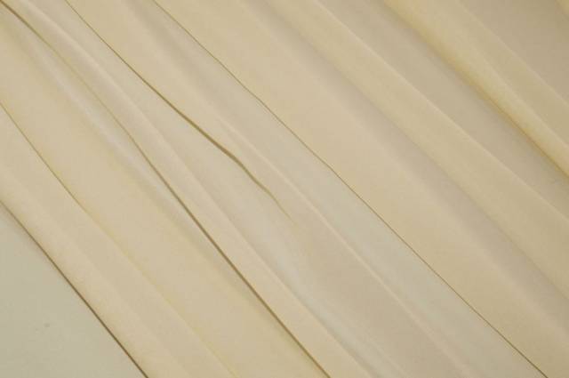 Vendita on line tessuto georgette pura seta color champagne - tessuti abbigliamento georgette / chiffon / dèvorè georgette/chiffon