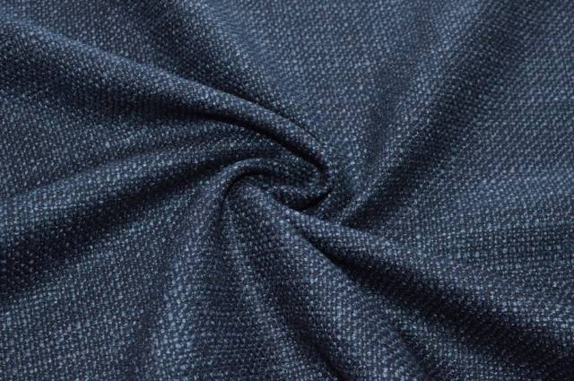 Vendita on line tessuto in lana e seta fratelli cerruti blu melange - tessuti abbigliamento lana uomo/tailleur