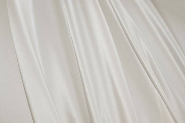Vendita on line tessuto raso pura seta color naturale - tessuti abbigliamento taffetas / rasi / shantung