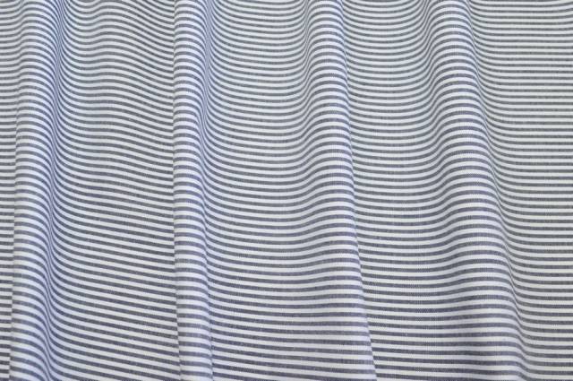 Vendita on line tessuto puro cotone camiceria righino blu scuro - cotoni batista/camiceria