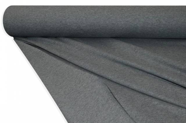 Vendita on line tessuto jersey double misto cashmere grigio - prodotti