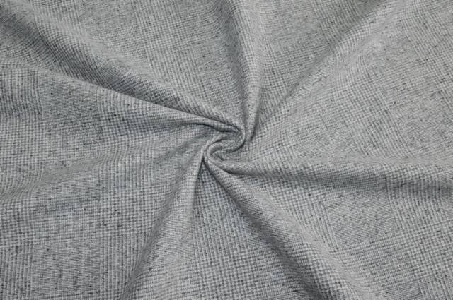Vendita on line tessuto flanella pura lana principe di galles grigio chiaro - prodotti