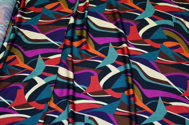 Vendita on line tessuto pura viscosa fantasia moda multicolor 117 - prodotti