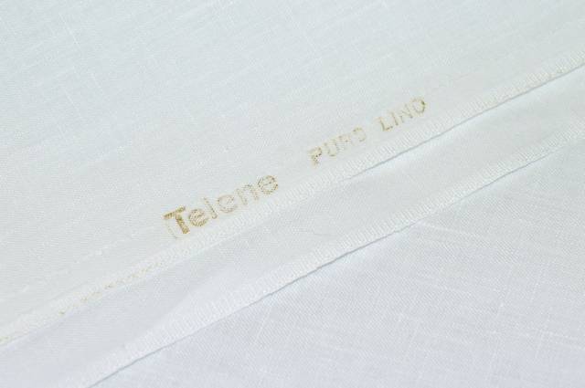 Vendita on line tessuto batista puro lino bianco - ispirazioni