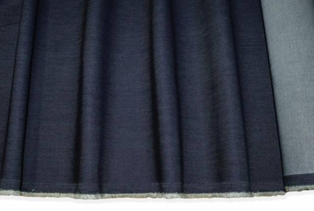 Vendita on line tessuto jeans puro cotone non trattato blu - prodotti