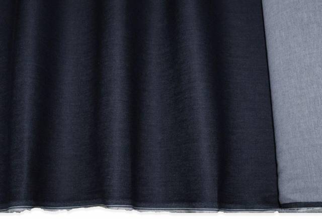 Vendita on line tessuto jeans puro cotone non trattato blu notte - prodotti