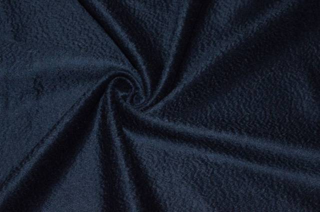 Vendita on line scampolo cappotto puro cashmere zibellinato blu - occasioni e scampoli tessuti