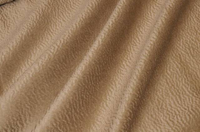 Vendita on line scampolo cappotto puro cashmere zibellinato cammello 150x120 cm - tessuti abbigliamento lana
