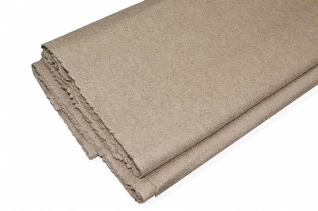 Vendita on line scampoli cappotto puro cashmere beige - tessuti abbigliamento lana