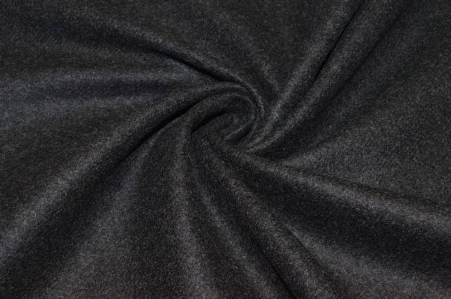 Vendita on line tessuto panno pura lana grigio scuro - tessuti abbigliamento lana