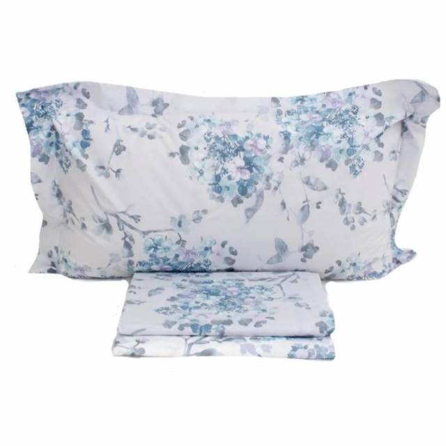 Vendita on line completo lenzuola matrimoniale mirabello modello hydra var. azzurro n04 - biancheria per la casa