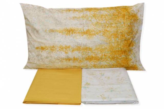 Vendita on line completo lenzuola singolo somma modello grenada var.ambra 411 - biancheria per la casa