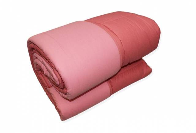Vendita on line trapunta singola caleffi modello bicolor variante rosa - biancheria per la casa