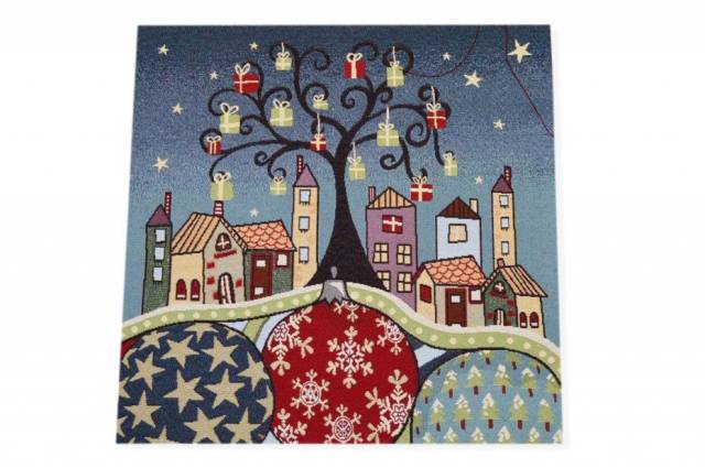 Vendita on line gobelin fantasia albero della vita 15270 misura cm 47x47 - tessuti arredo casa gobelin cuscini 47x47 fantasie varie