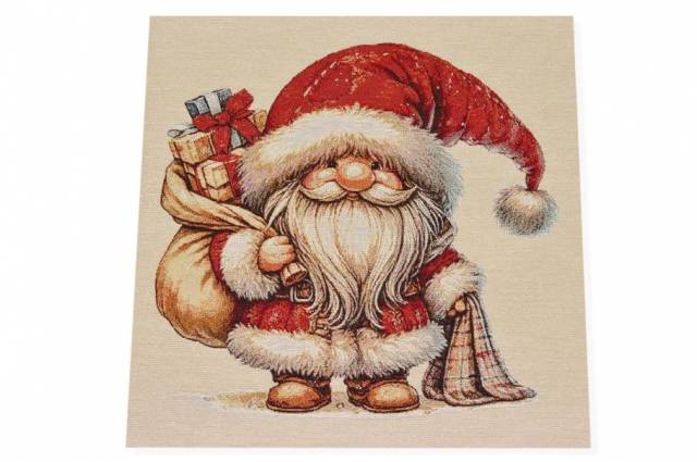 Vendita on line gobelin fantasia natale babbo natale 15267 misura cm 47x47 - ispirazioni