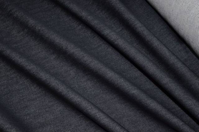 Vendita on line tessuto jeans puro cotone non trattato blu scuro - tessuti abbigliamento jeans