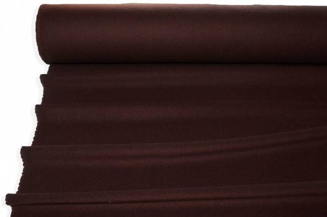 Vendita on line tessuto cappotto velour misto lana marrone caldo - tessuti abbigliamento lana