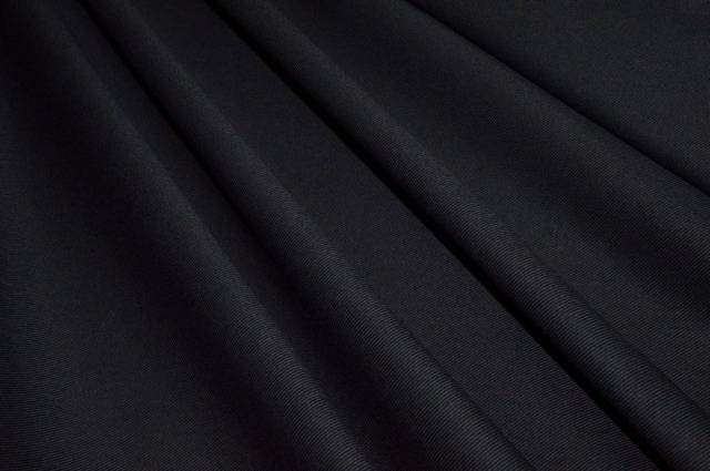 Vendita on line tessuto gabardine cotone stretch robusto nero - cotoni