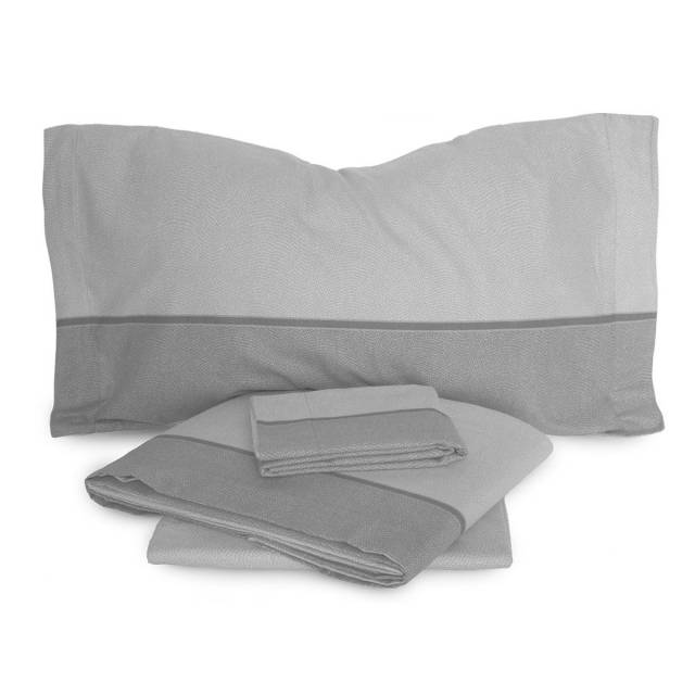 Vendita on line completo lenzuolo singolo flanella biancaluna modello dern var.grigio 2900 - biancheria per la casa singolo