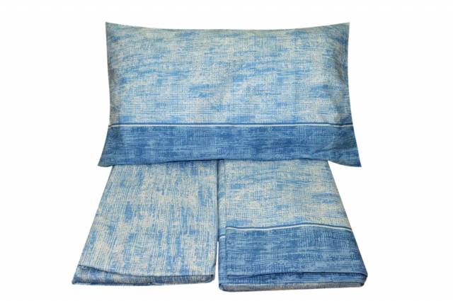 Vendita on line completo lenzuolo singolo flanella biancaluna mod. opera var. cora azzurro 110 - biancheria per la casa biancaluna
