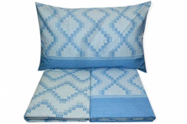 Vendita on line completo lenzuolo singolo flanella biancaluna mod. opera var. mida azzurro 170 - biancheria per la casa