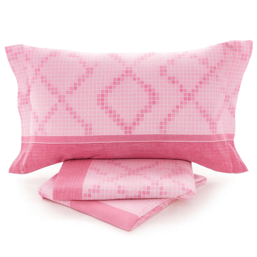 Vendita on line completo lenzuola flanella matrimoniale biancaluna mod. opera var. mida rosa 180 - biancheria per la casa