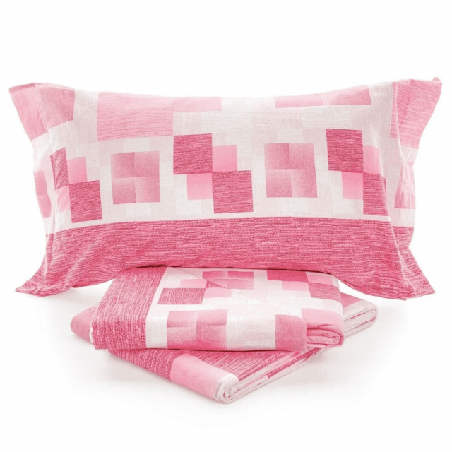 Vendita on line completo lenzuola flanella matrimoniale biancaluna modello ludo var. rosa 2500 - biancheria per la casa
