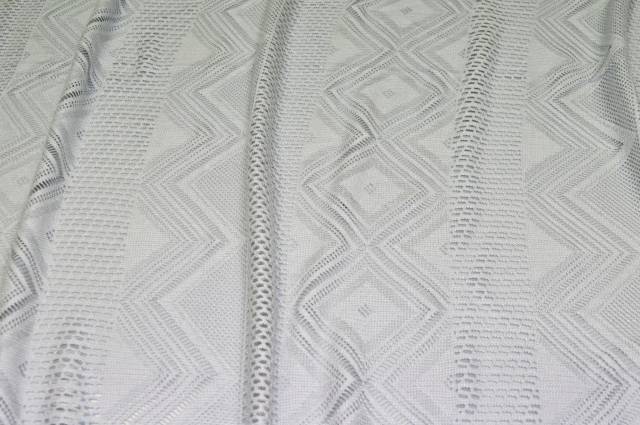 Vendita on line tessuto jersey in pizzo grigio - occasioni e scampoli tessuti 